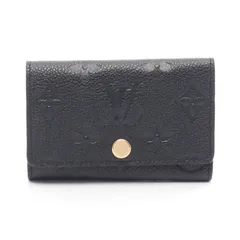 ルイ・ヴィトン LOUIS VUITTON キーケース ミュルティクレ6 M64421 ノワール レザー ミュルティクレ6 レディース Used A