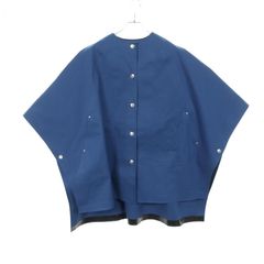 マッキントッシュ Mackintosh ポンチョ ゴム引き ケープコート ブルー