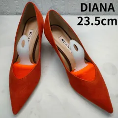 DIANA　ダイアナ　パンプス　ヒールパンプス　ベーシックパンプス　オレンジ　23.5cm