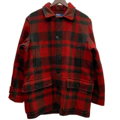 ポロラルフローレン POLO RALPH LAUREN バッファローチェック マッキーノジャケット ウール ジャケット レッド Mサイズ 201MT-4966 VB