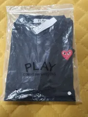コム・デ・ギャルソン PLAY 黒 半袖Tシャツ カラーTシャツ XL 新品