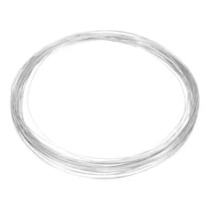 uxcell 宝石メイキング用32ゲージ銅線 1巻き10mクラフト 変色防止ビーズワイヤー 宝石メイキング用品DIY（明るいシルバー）