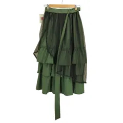 アクシーズファム axes femme チュール×ティアードスカート レディース FREE 