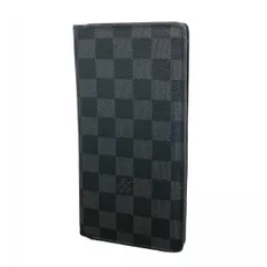 ★SALE【5pc3805】ルイヴィトン 長財布 ダミエ・グラフィット ポルトフォイユブラザ N62665 ブラック【中古】メンズ