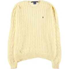 古着 ラルフローレン Ralph Lauren RALPH LAUREN SPORT ケーブル編み コットンニットセーター レディースXL相当/eaa599343