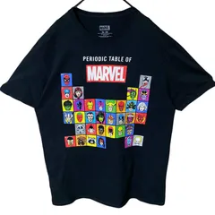 XL マーベル アメコミ ヒーロー オーバーサイズ プリント ブラック 黒 Tシャツ メンズ レディース ユニセックス 古着 半袖