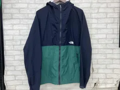 THE NORTH FACE COMPACT JACKET NP71830 ザノースフェイス コンパクトジャケット ナイロン ネイビー グリーン メンズ XXL 