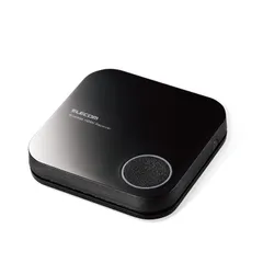 エレコム ワイヤレスHDMI レシーバー Miracast Wi-Fiアクセスポイント ミラーリング [スマホの画面をテレビに映す] 【Android OS/Windows OS 対応】 ブラック LDT-MRC03 [1)Miracastレシーバー単体]