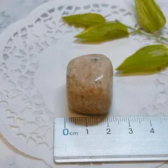 【E17232】　サンストーン　タンブル　ペブル　　Sun Stone インド