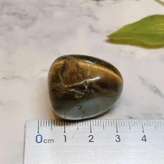 【E17203】タイガーアイ　ペブル　虎目石　天然石　磨き石　Tiger'sEye