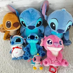 リロアンドスティッチ Disney Stitch  ディズニー ぬいぐるみ 7点セット まとめ売り 7