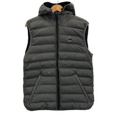 ガス ダウンベスト リバーシブル サイズ46 グレー【AFA20】