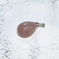 【E17367】ディープローズクォーツ　ペンダント　ピンク　濃いピンク　マダガスカル　Deep Rose Quartz Rose quartz＊Pendant＊天然石アクセサリー＊ペンダント＊