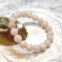 【E17353】モルガナイト　Morganaite 10㎜　ブレスレット　bracelet