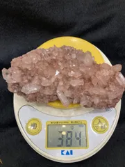 【E32398】サマディークォーツ サマディー ヒマラヤ水晶　ピンク　ヒマラヤ産  クラスター　原石 天然石 鉱物 パワーストーン