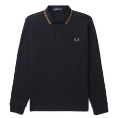 【本日特別価格】FRED PERRY フレッドペリー 長袖ポロシャツ ユニセックス 100%コットン 秋冬モデル