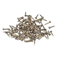 uxcell 木ネジ M1.2 x 8 mm 丸頭ネジ 140個 真鍮製釘 詰め合わせキットDIY固定アクセサリー 木工家具用 ブロンズ