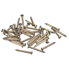 uxcell 木ネジ M2 x 20 mm 丸頭ネジ 35個 真鍮製釘 詰め合わせキットDIY固定アクセサリー 木工家具用 ブロンズ