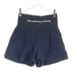 alexander wang サファリコットン ショートパンツ 0サイズ Alexander Wang ロゴウエスト ショートパンツ | ブラック | FARFETCH JP