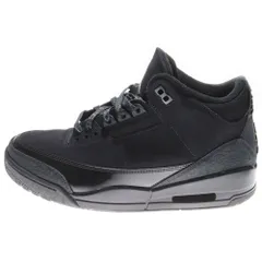 NIKE (ナイキ) AIR JORDAN 3 RETRO BLACK CAT エアジョーダン3 レトロ ブラックキャット ハイカットスニーカー ブラック US10/28cm CT8532-001