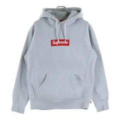 SUPREME (シュプリーム) Box Logo Hooded Sweatshirt ボックスロゴ フーディプルオーバーパーカー グレー