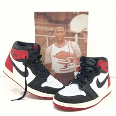 06w15830 タグ付　未使用品　箱付き　 通称 つま黒 Nike Air Jordan 1 Retro High OG Black Toe Reimagined　27.5cm  スニーカー 箱付き【中古品】
