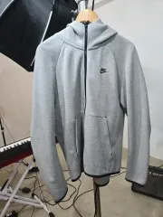 ナイキ テック フリース フード ジップアップ グレー XL/105