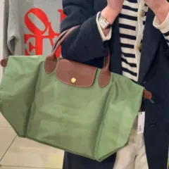 実着なし＆送料無料/ロンシャン ル プリアージュ オリジナル M (lichen)