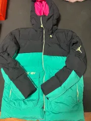 正規品新品 NIKE Bグレー ジョーダン ダックダウン パーカ ダウン XL 105