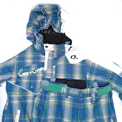 [上下セット] オンヨネ スキーウェア OUTER JACKET PANT ブルー(チェック) ONT97112-YB/ONP97159-P ONYONE スノージャケット パンツ