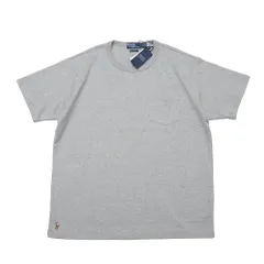 ■未使用品■Polo by Ralph Lauren ポロバイラルフローレン THE BIG SHIRT 半袖Ｔシャツ サイズM オーバーサイズ ポケT グレー ロゴ刺繍 20251225/RA6986