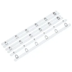 uxcell コルセットバスク12インチ 3対のスプリングスチールボニングサポート 白いメタル製ボタン6個とアイクロージャー 女性用衣類用 ウェディングパーティードレス コルセット 0.5幅