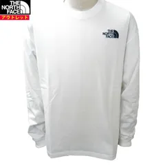 THE NORTH FACE ザ・ノースフェイス コリア ホワイトレーベル 新品 長袖 Tシャツ M/L 白 ホワイト クルーネック TシャツNT7TR03K DOME LOGO