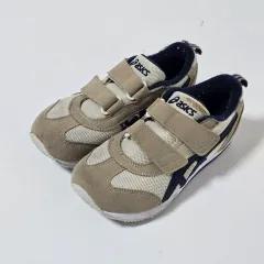 アシックス キッズ アイダホ ミニ 4 ベージュ バックル スニーカー 210 g