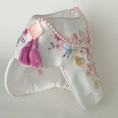 韓国子供チョバウィ・高級刺繍白■chobawe-6-s【子供帽子】【人気】【チョゴリ　帽子】【韓服　帽子】