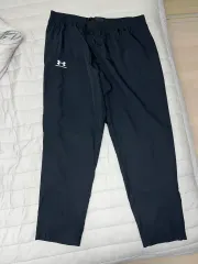 UNDER ARMOUR アンダーアーマー ブラック メッシュ トレーナー ズボン xxxl