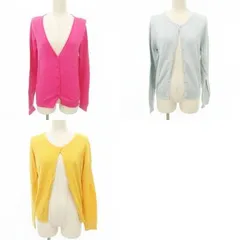 エイチ&エム H&M ニット カーディガン 3点セット おまとめ Sサイズ マルチカラー