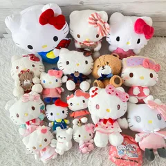 ハローキティ サンリオ ぬいぐるみ 大量まとめ売り Sanrio キティ 美品 17点セット タグあり多数 17