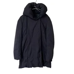 ZK15 iCB アイシービー ショールカラーダウンコート ダウンジャケット ブラック サイズ9