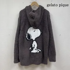 ジェラートピケ スヌーピー コラボ フルジップ パーカー カーディガン フーディ― ロゴ 刺繍 pmnt215135 メンズ M ISItems【USED】【古着】【中古】50149228