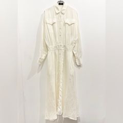LOEFF ロエフ コットンデニムオールインワン ジャンプスーツ オフ
