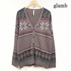 グラム ノルディック スノー ネイティブ柄 総柄 ウール ニット カーディガン 長袖 メンズ 4 ISItems【USED】【古着】【中古】50149268のサムネイル
