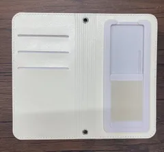 【新品】スマホケース M 手帳型 ホワイト 2個セット