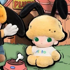 ポップマート ディムー ワールド x ディズニー シリーズ ぬいぐるみ キーホルダー プルートの家