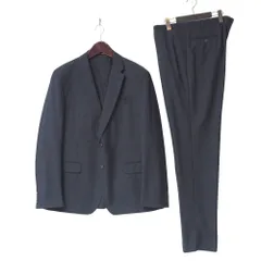 ■美品■Emporio Armani エンポリオ・アルマーニ スーツ サイズ58 ブレザー テーラード ジャケット 2B スラックス テーパード パンツ チェック ブランド古着【中古】20250711/RA5373