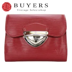 【中古】 ルイ・ヴィトン 三つ折り財布 ポルトフォイユ　ジョイ M6658M エピレザー ルビー シルバー金具 普段使い 小物 レディース 女性 LOUIS VUITTON