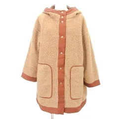 サマンサモスモス SM2 ボア コート ジャケット ブルゾン F ベージュ A1227