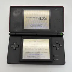 Nintendo DS lite 本体 レッド ライト ゲーム機 任天堂 動作確認済み 難有 [中古]