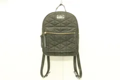【中古】 kate spade レディースリュック バックパック -- smallbradley キルティング リュックサック kate spade -- 黒 ブラック ロゴ