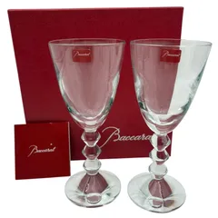 【未使用・極美品】Baccarat バカラ ベガ ワイングラス ペア 刻印あり シール付き 展示のみ 箱あり 高級クリスタル